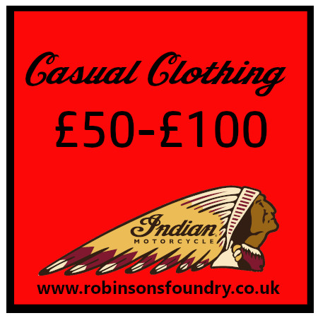 Indian Motorcycle Casual Clothing from £50-£100